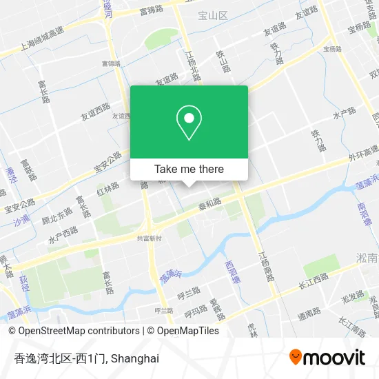 香逸湾北区-西1门 map