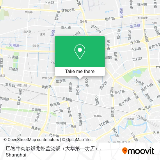 巴逸牛肉炒饭龙虾盖浇饭（大华第一坊店） map
