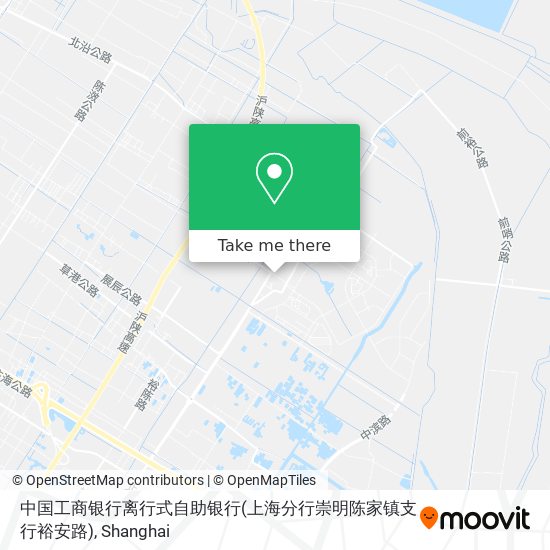 中国工商银行离行式自助银行(上海分行崇明陈家镇支行裕安路) map