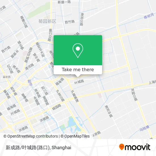 新成路/叶城路(路口) map