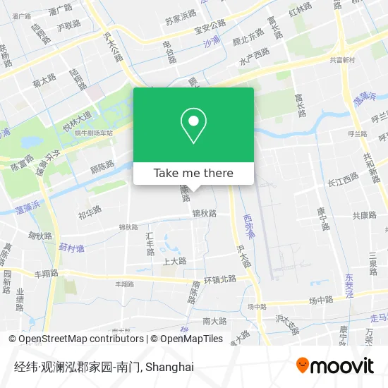 经纬·观澜泓郡家园-南门 map