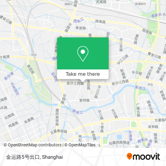 金运路5号出口 map