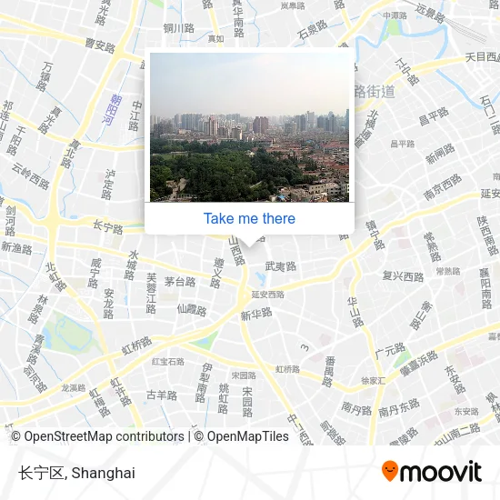 长宁区 map