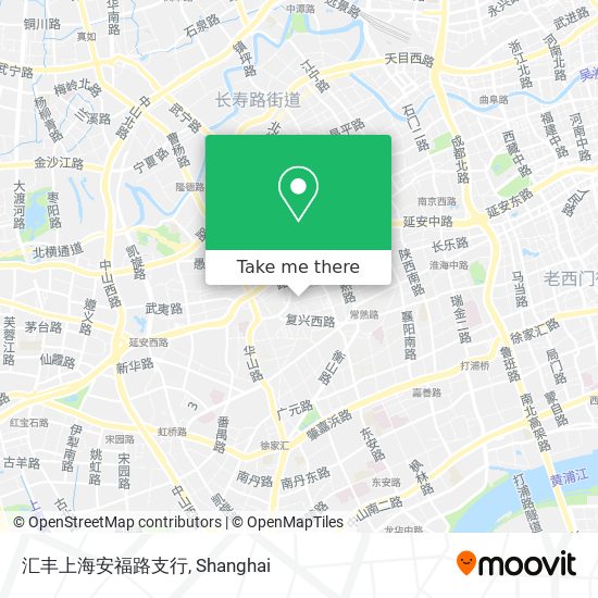 汇丰上海安福路支行 map