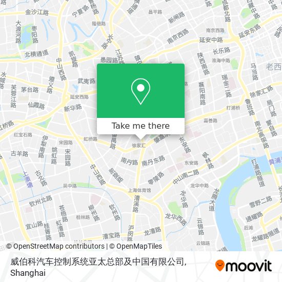威伯科汽车控制系统亚太总部及中国有限公司 map