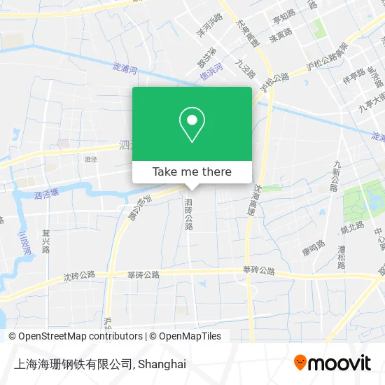 上海海珊钢铁有限公司 map