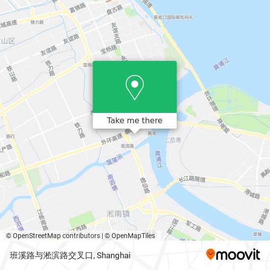 班溪路与淞滨路交叉口 map