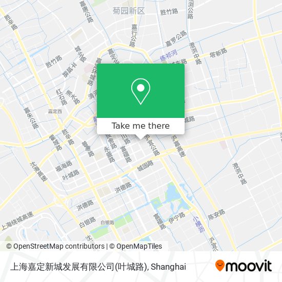 上海嘉定新城发展有限公司(叶城路) map