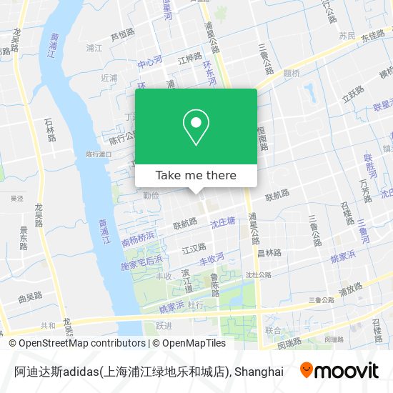 阿迪达斯adidas(上海浦江绿地乐和城店) map