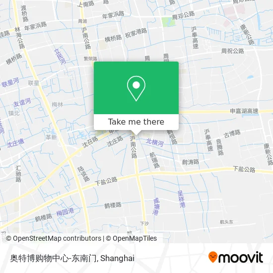 奥特博购物中心-东南门 map