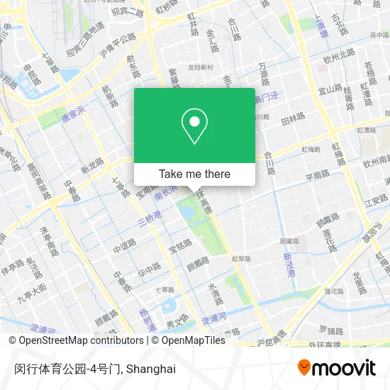 闵行体育公园-4号门 map