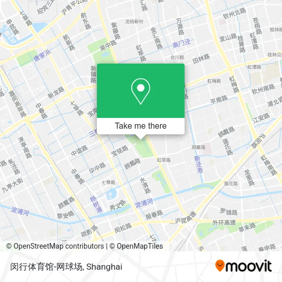 闵行体育馆-网球场 map