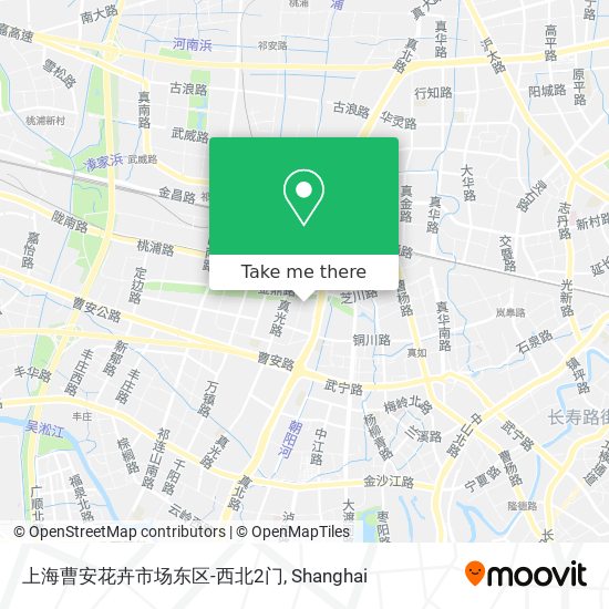 上海曹安花卉市场东区-西北2门 map