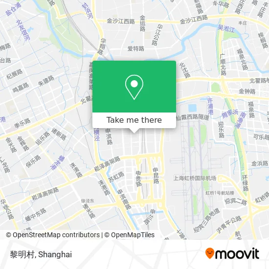 黎明村 map