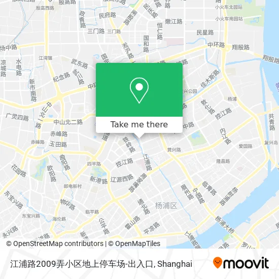 江浦路2009弄小区地上停车场-出入口 map