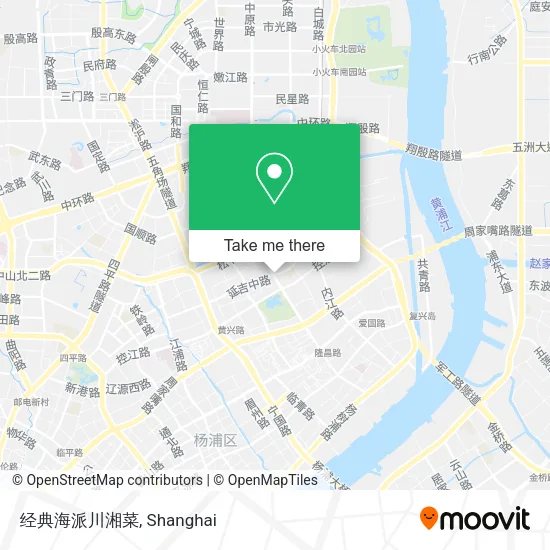 经典海派川湘菜 map