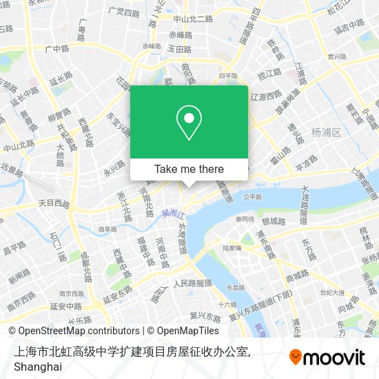 上海市北虹高级中学扩建项目房屋征收办公室 map
