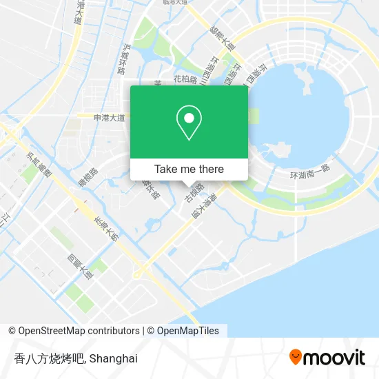 香八方烧烤吧 map