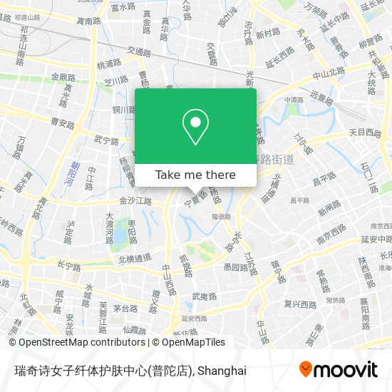 瑞奇诗女子纤体护肤中心(普陀店) map