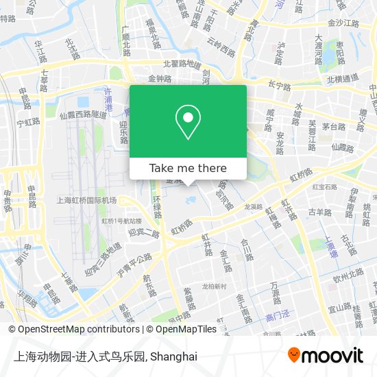 上海动物园-进入式鸟乐园 map