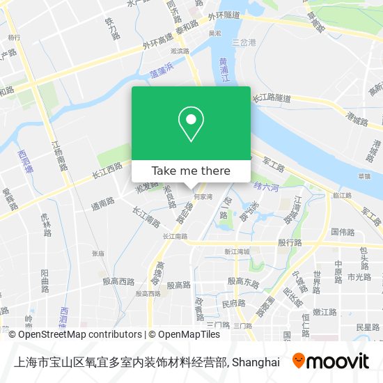 上海市宝山区氧宜多室内装饰材料经营部 map