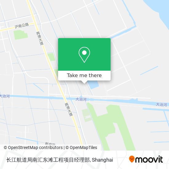 长江航道局南汇东滩工程项目经理部 map