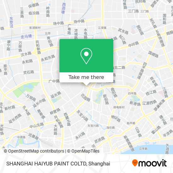 SHANGHAI HAIYUB PAINT COLTD map