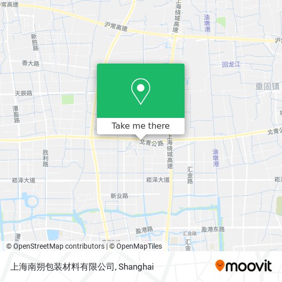 上海南朔包装材料有限公司 map