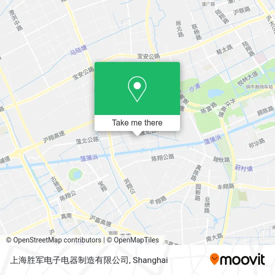 上海胜军电子电器制造有限公司 map