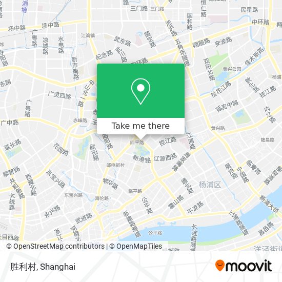 胜利村 map