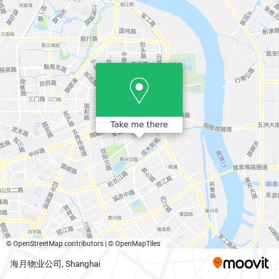 海月物业公司 map