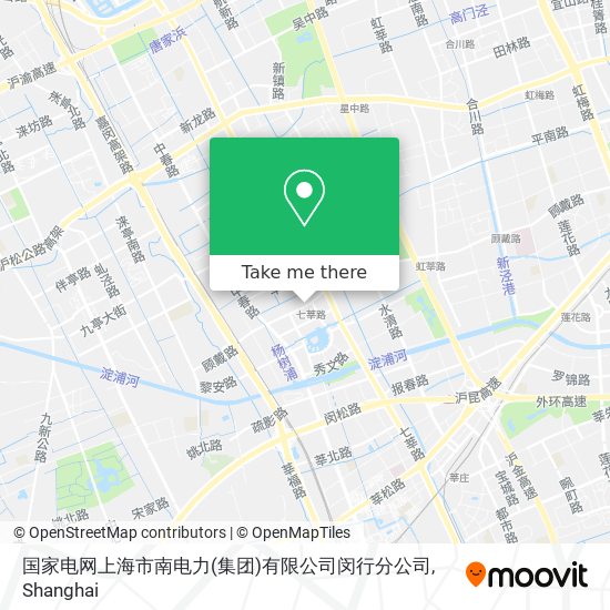 国家电网上海市南电力(集团)有限公司闵行分公司 map