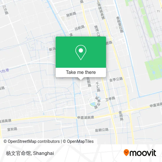 杨文官命馆 map