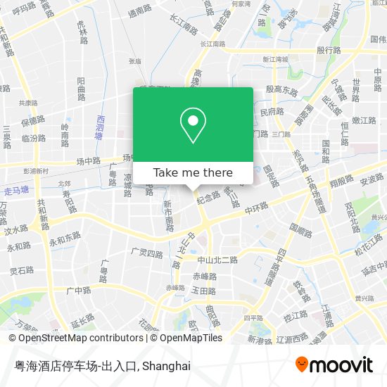 粤海酒店停车场-出入口 map
