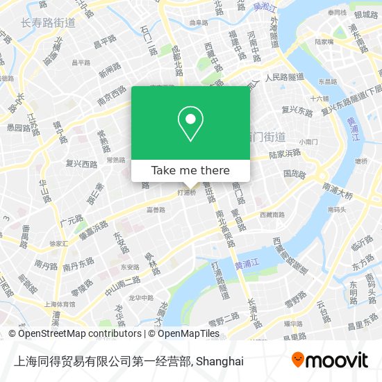 上海同得贸易有限公司第一经营部 map