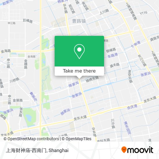 上海财神庙-西南门 map