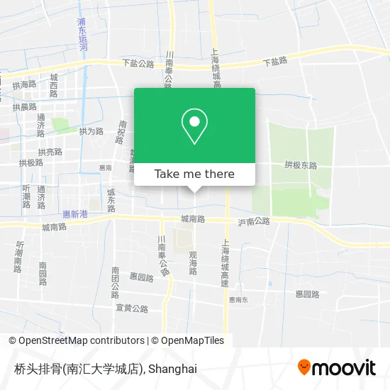 桥头排骨(南汇大学城店) map