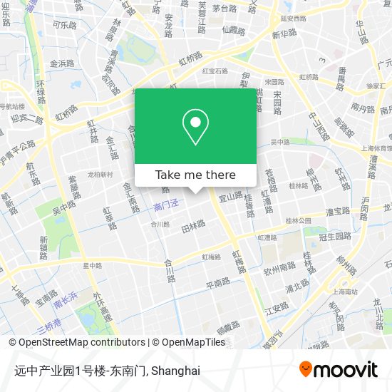 远中产业园1号楼-东南门 map