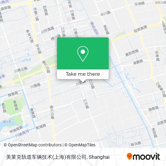 美莱克轨道车辆技术(上海)有限公司 map