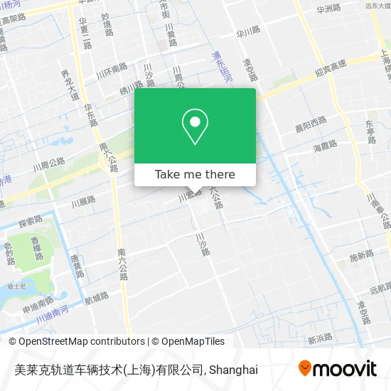 美莱克轨道车辆技术(上海)有限公司 map