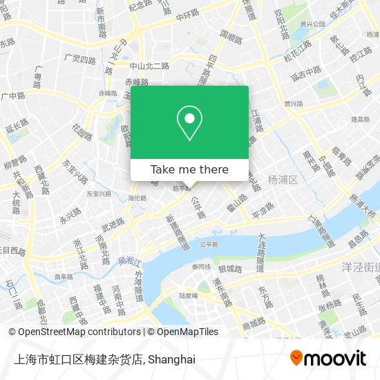 上海市虹口区梅建杂货店 map