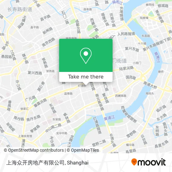 上海众开房地产有限公司 map
