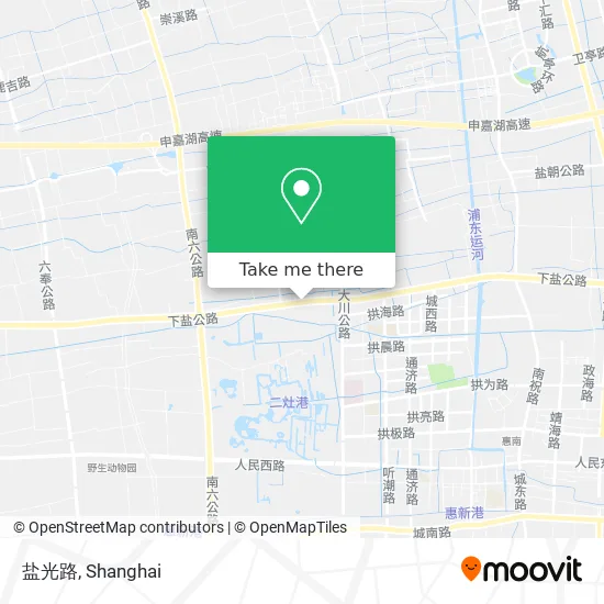 盐光路 map