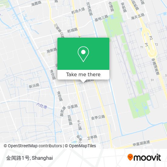 金闻路1号 map