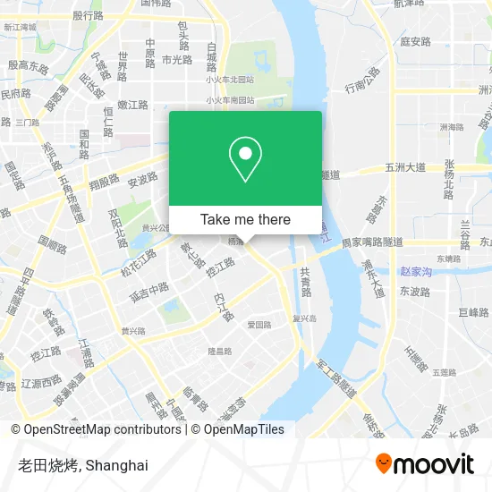 老田烧烤 map