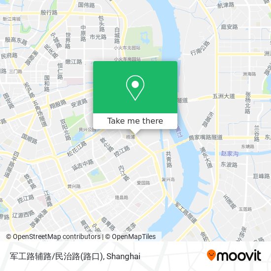 军工路辅路/民治路(路口) map