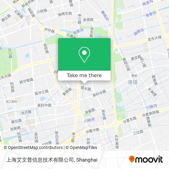 上海艾文普信息技术有限公司 map