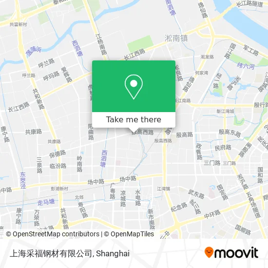 上海采福钢材有限公司 map