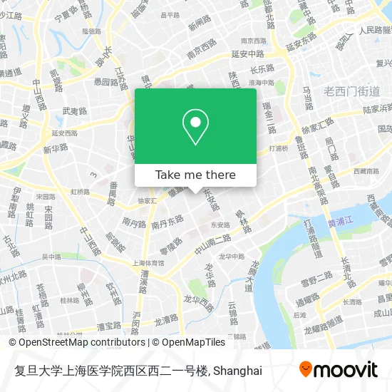 复旦大学上海医学院西区西二一号楼 map