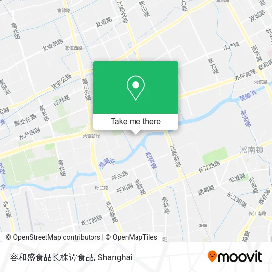 容和盛食品长株谭食品 map
